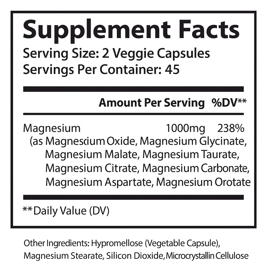 HarmonyMD 8-Form Elemental Magnesium Complex