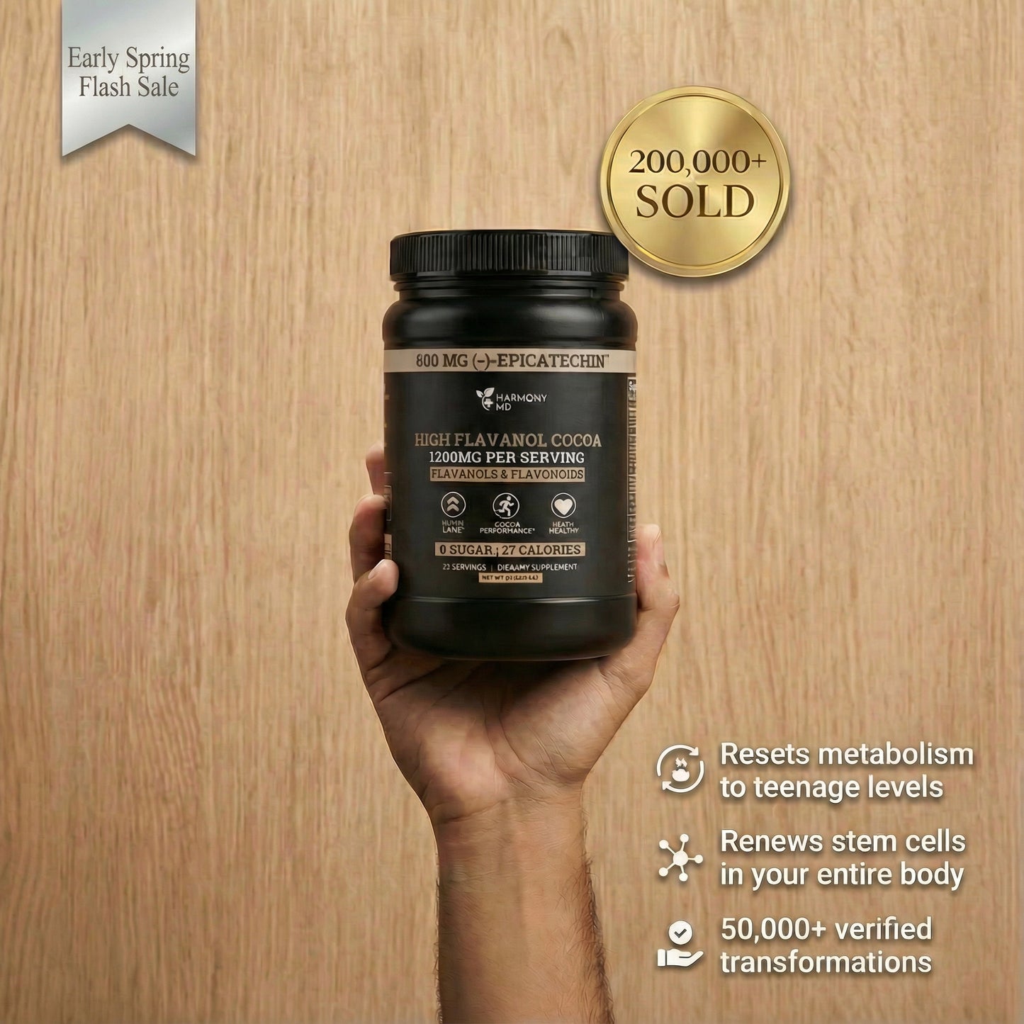 SuperCharged Cocoa Flavanols & Flavonoids